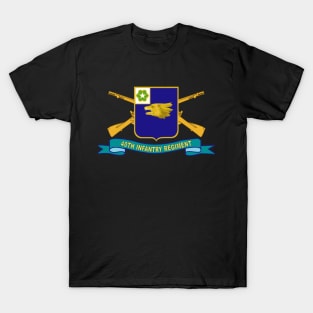 40th Infantry Regiment w Br - Ribbon X 300 T-Shirt